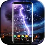 Logo of Lightning Raindrop Live Wallpaper android Application 