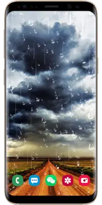 Lightning Raindrop Live Wallpaper android App screenshot 3