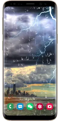 Lightning Raindrop Live Wallpaper android App screenshot 5